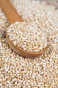 Close-up of quinoa (fibre content)