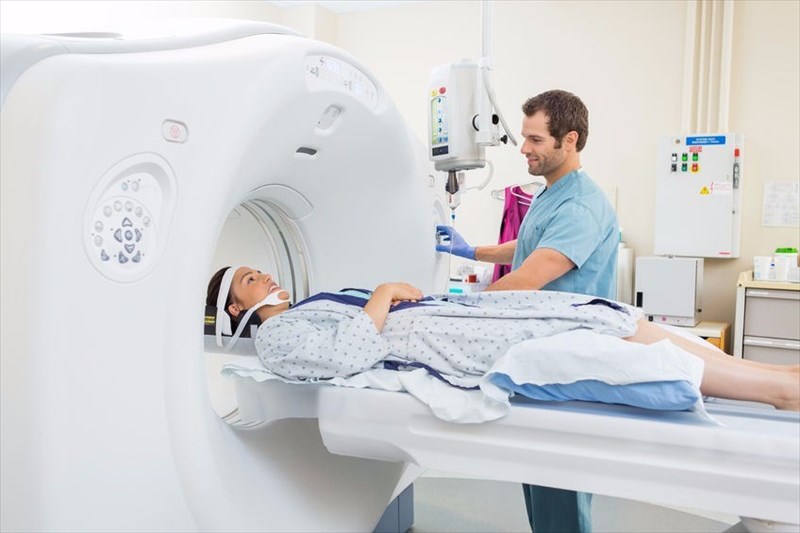 What happens during a CT scan?