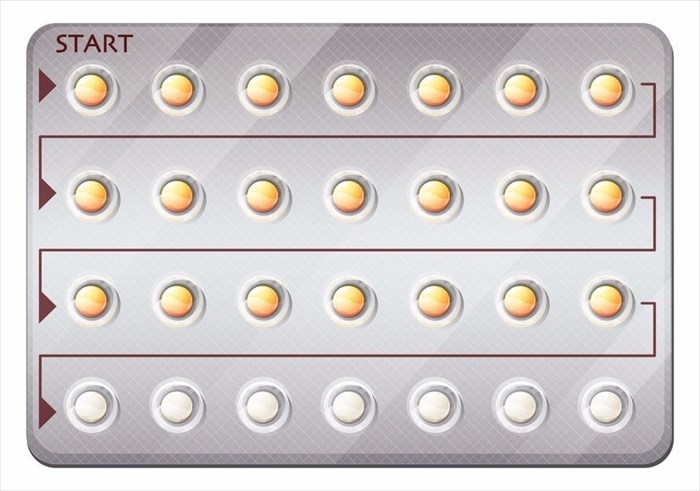 Oral contraceptive pills for birth control.