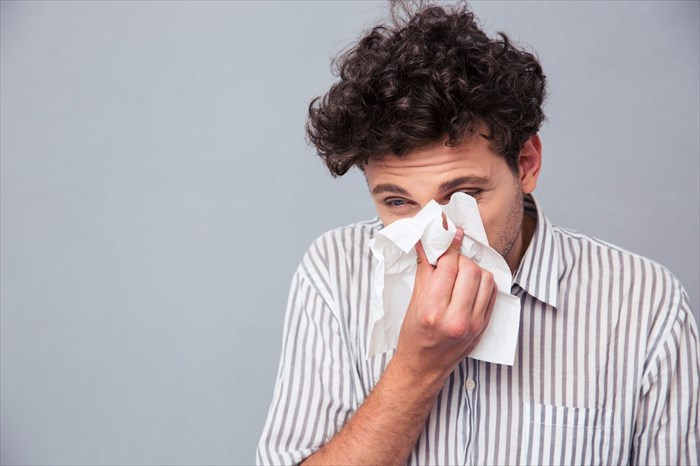 Buildup of mucus causing congestion