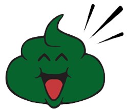 Green poop