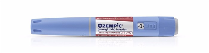 Visual of Novo Nordisk's Ozempic Pen for the treatment of type 2 diabetes.