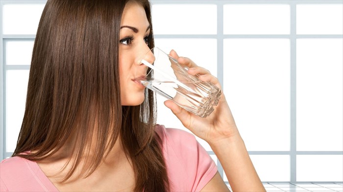 Woman Drinking Water