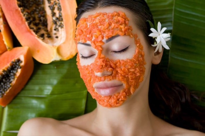 Papaya face mask