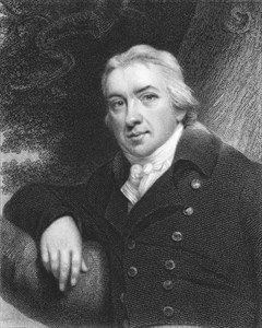 Portrait of Edward Jenner (1850s) - Father of immunology and pioneer of smallpox vaccine.