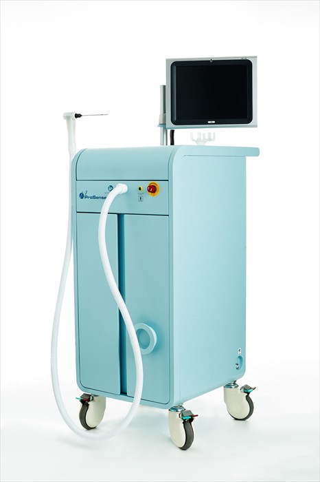 ProSense Cryoablation console and probe system. Photograph courtesy of IceCure Medical (Tal Flint).