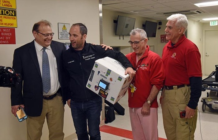University of Maryland researchers, engineers & experts who built a drone for organ transport