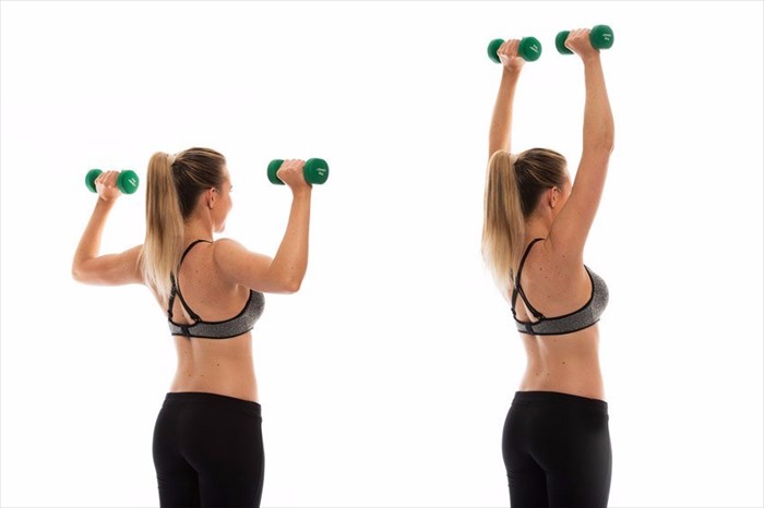Dumbbell shoulder press