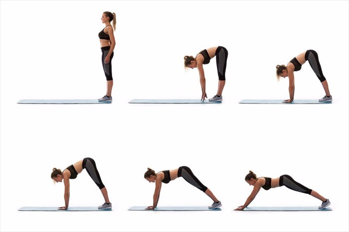 Inchworm exercise