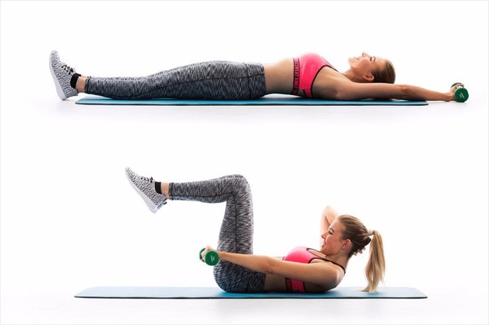 Weighted pike exercise